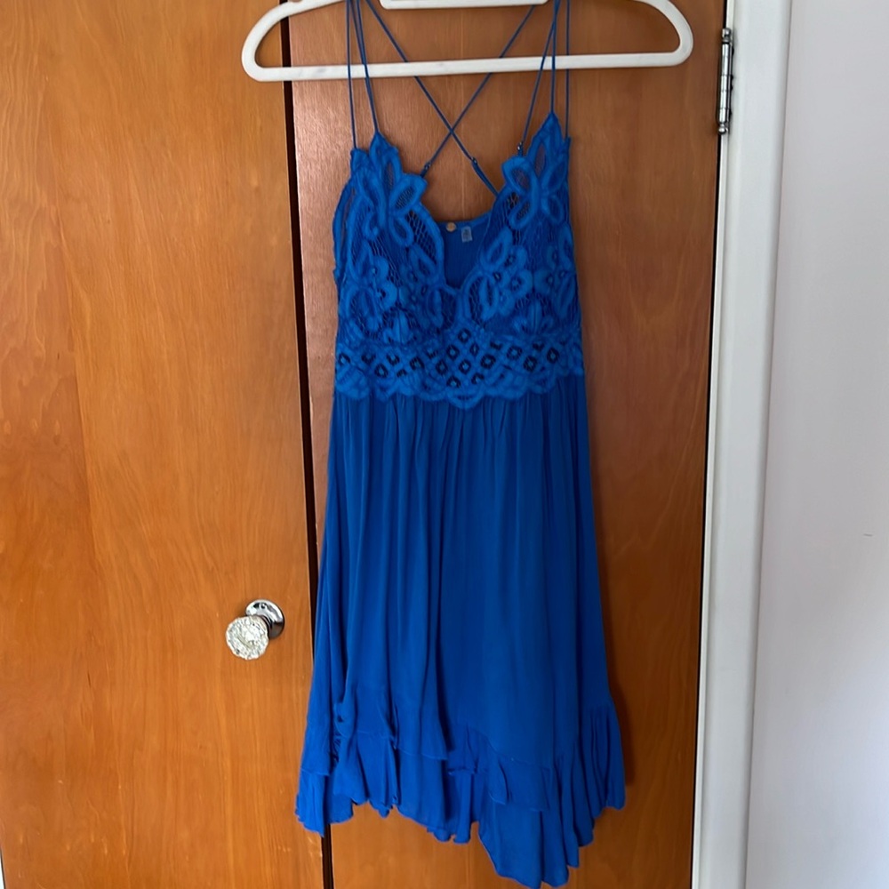 Free people Royal blue sundress